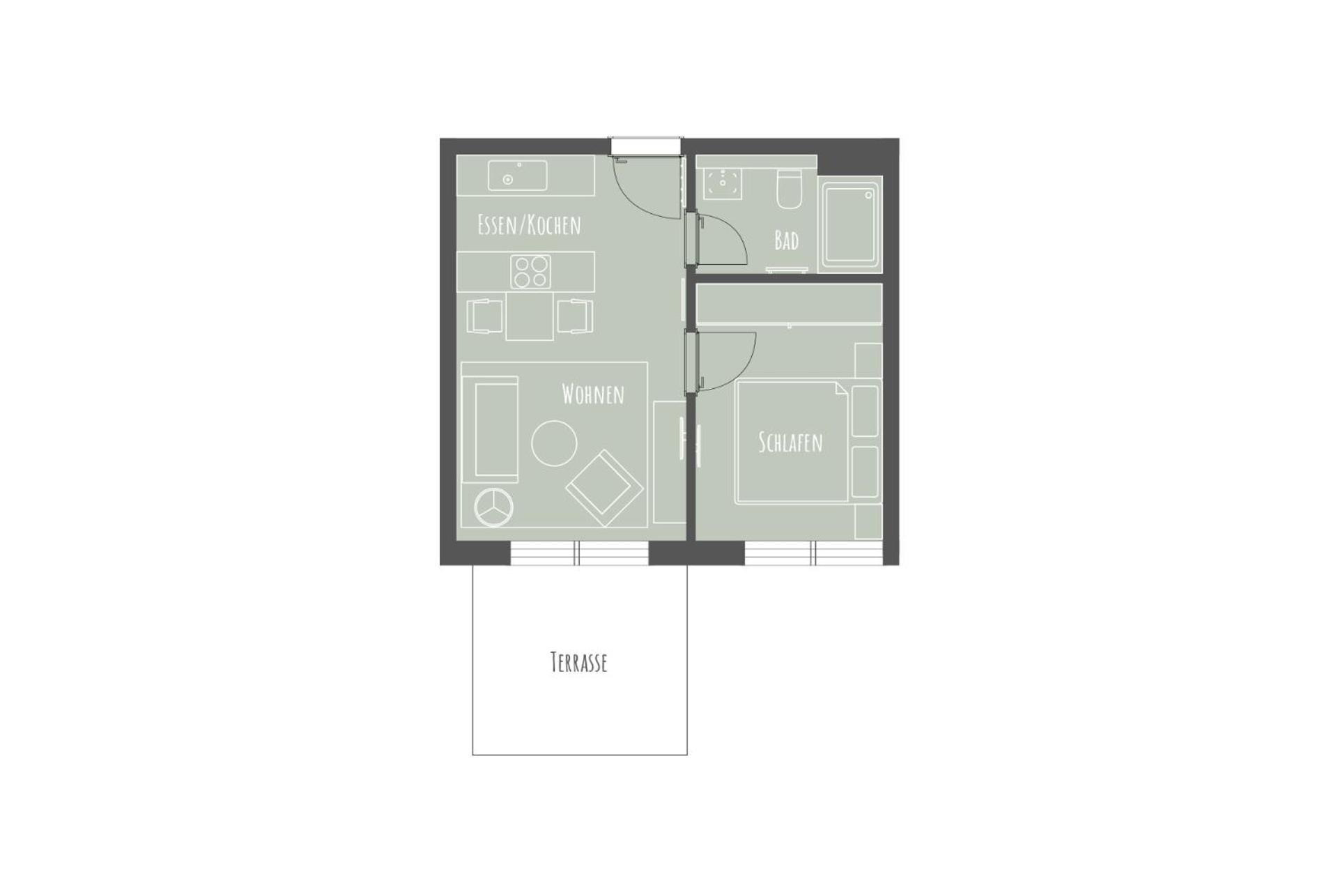 Apartmenthaus B3 Norderney Rum bild