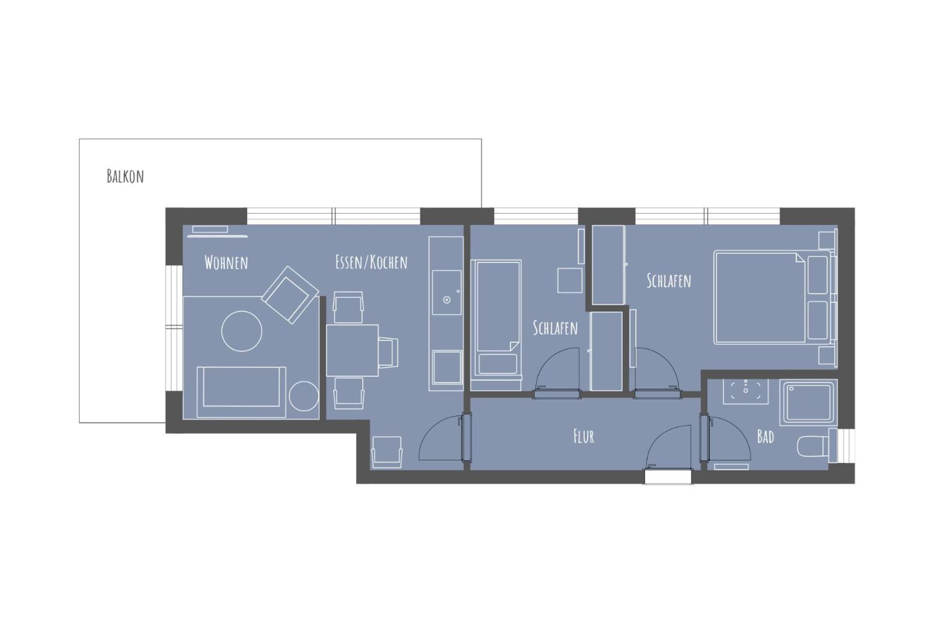 Apartmenthaus B3 Norderney Rum bild